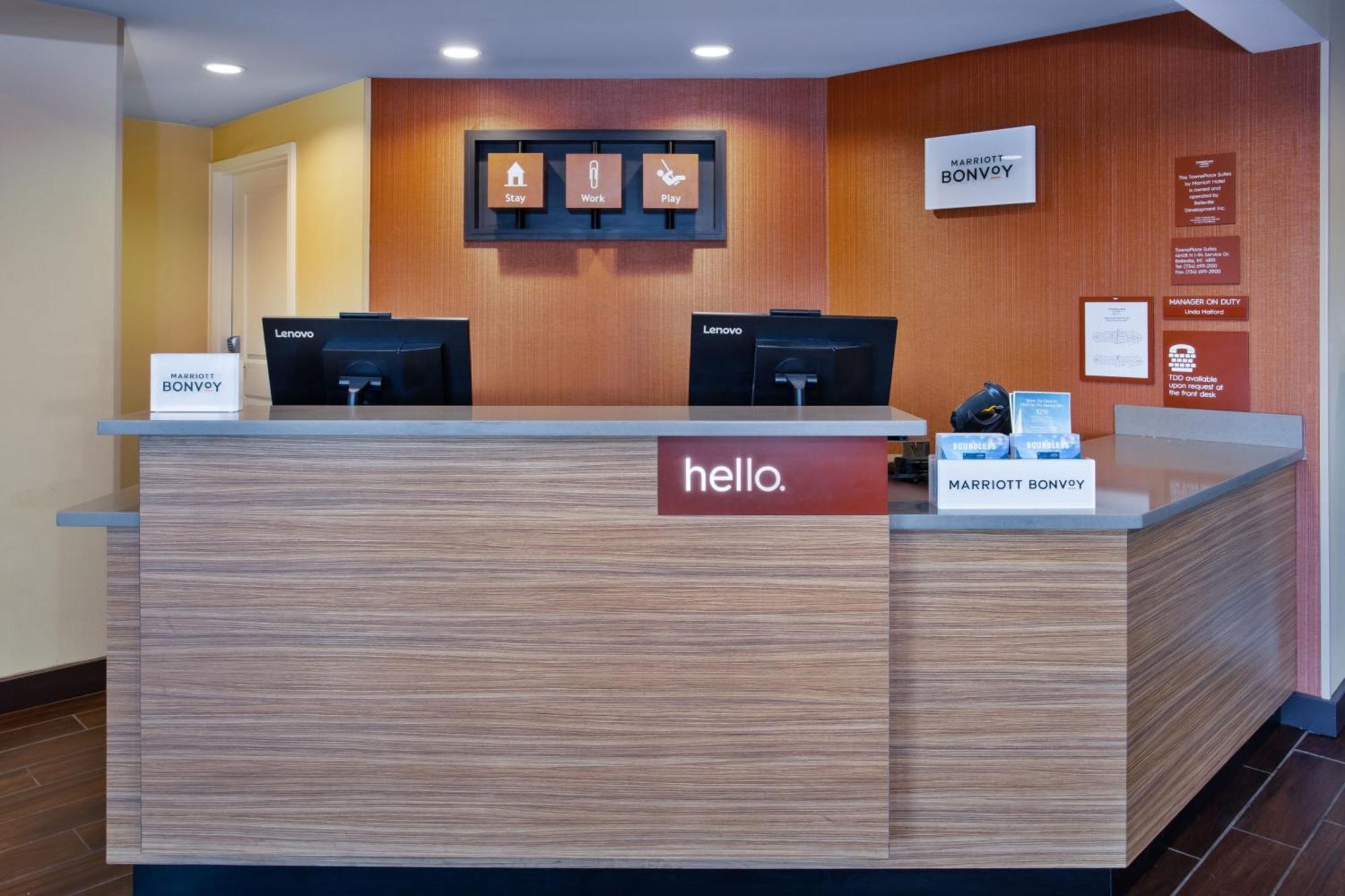Towneplace Suites By Marriott Detroit Belleville Exteriör bild