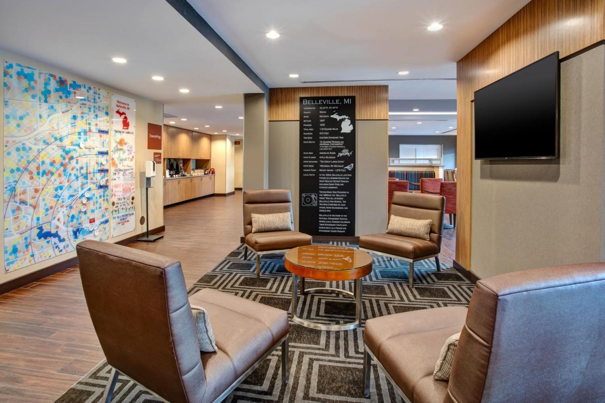 Towneplace Suites By Marriott Detroit Belleville Exteriör bild